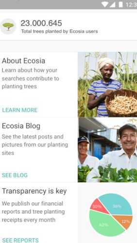 Ecosia - Arbre et intimité 