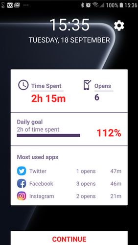 My phone time - Tracking d'usage des applis 