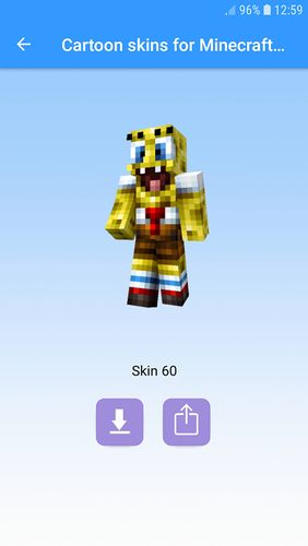 Skins de cartoon pour Minecraft MCPE 