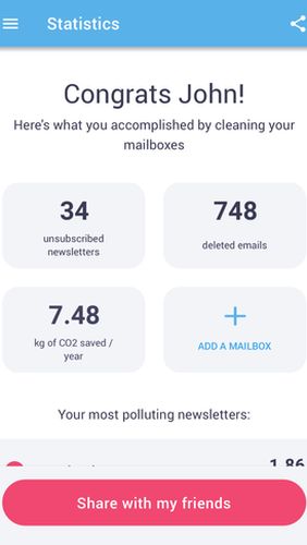Cleanfox - Nettoyez votre boîte email 