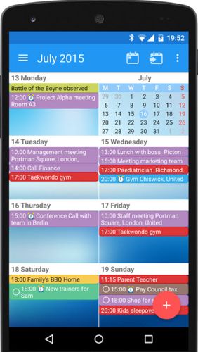 CloudCal calendrier 