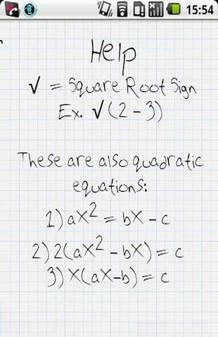 Equations rapides