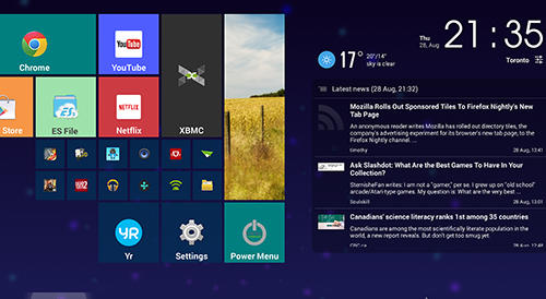 Launcher en style Windows 8