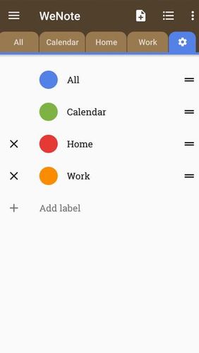 WeNote - Notes colorées, liste to-do, rappels et calendrier 