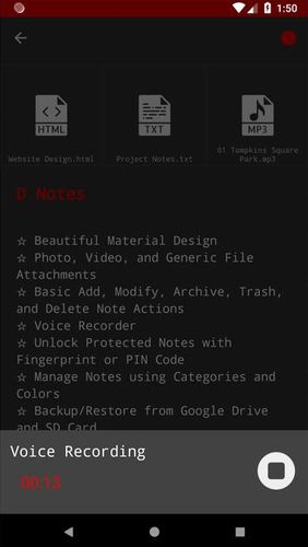 D notes - Notes intelligentes, listes ToDo et photos 