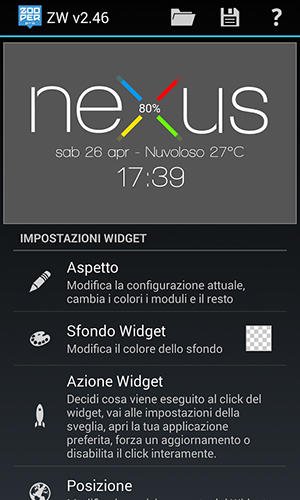 Nexus 5 widget
