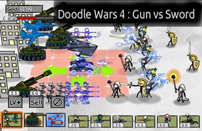 Doodle Wars 4: Armes à feu contre Epée
