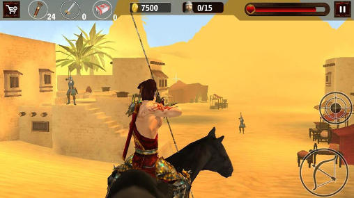 Affrontement des archers égyptiens