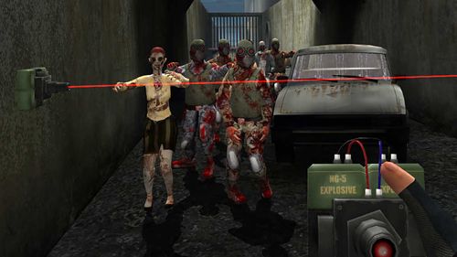 Ville morte des zombis marchants