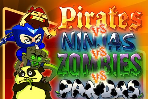 Les pirates contre les ninjias, zombies et pandas
