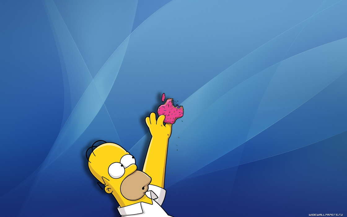 Humour,Marques,Logos,Pomme,Homer Simpson