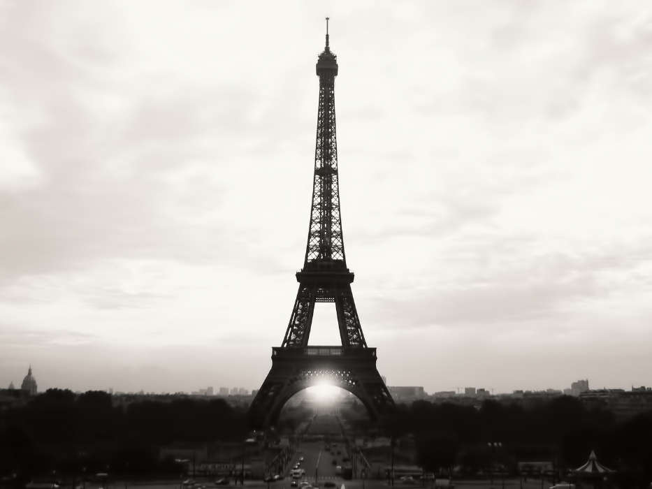 Paysage,Villes,L'architecture,Paris,Tour Eiffel