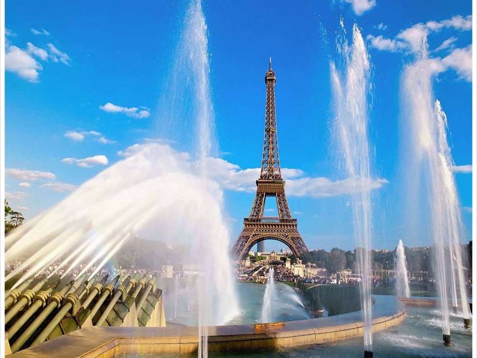 Villes,L'architecture,Paris,Tour Eiffel,Paysage