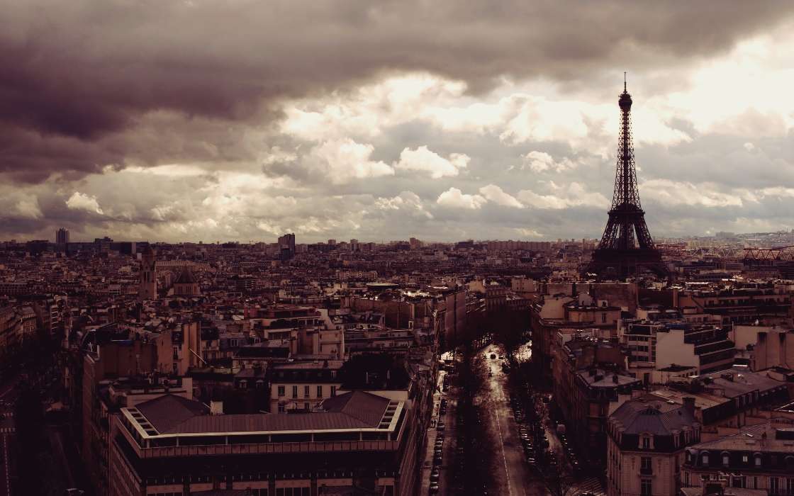 Paysage,Villes,L'architecture,Tour Eiffel