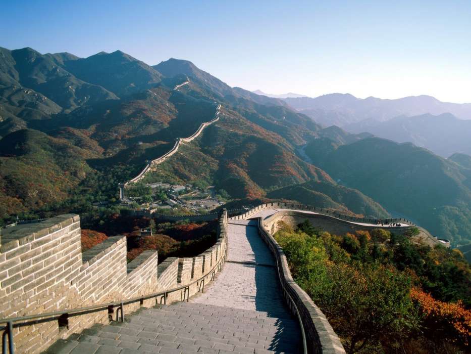 L'architecture,Paysage,La Grande Muraille de Chine