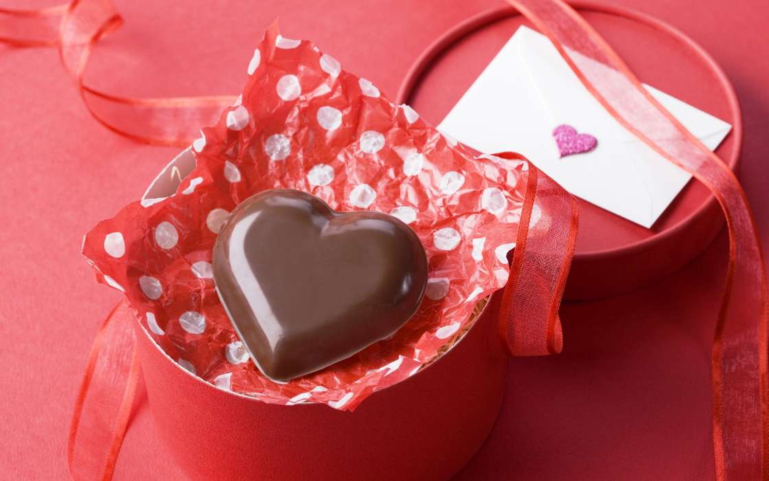 Fêtes,Nourriture,Cœurs,Chocolat,Amour,Saint Valentin