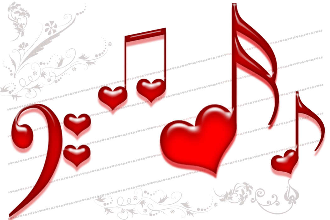 Musique,Fêtes,Contexte,Cœurs,Amour,Saint Valentin