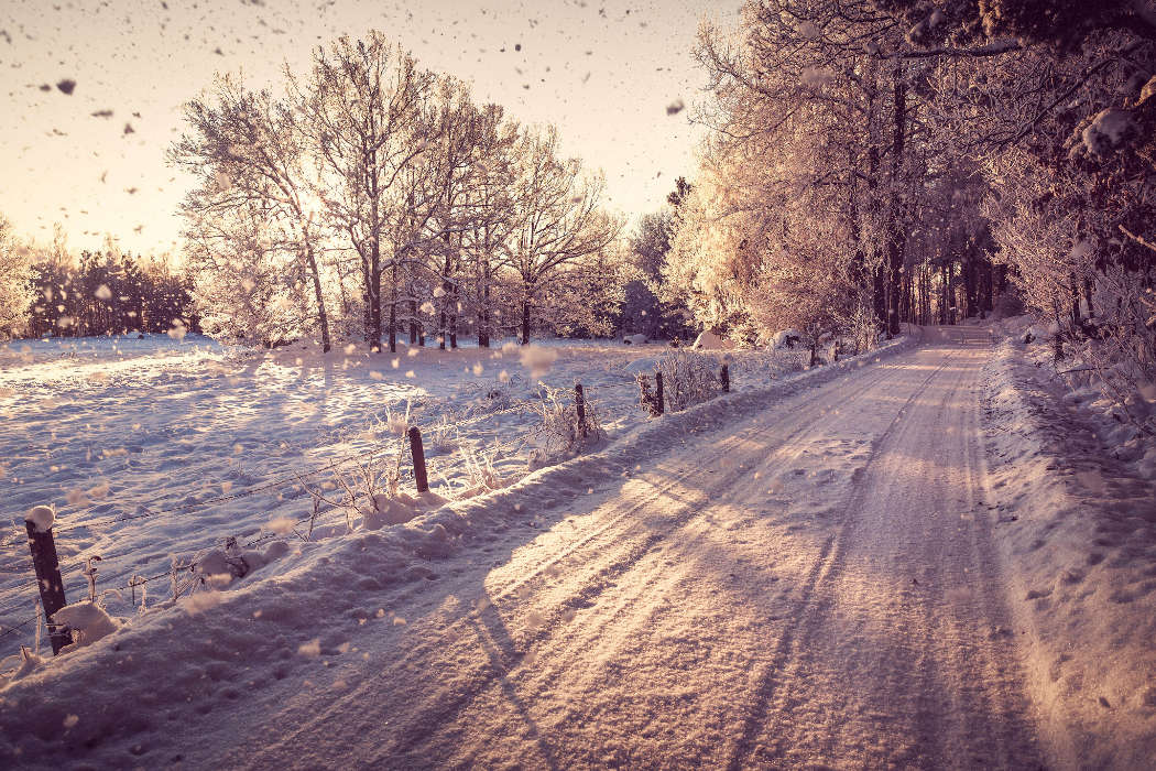 Paysage,Hiver,Routes,Neige