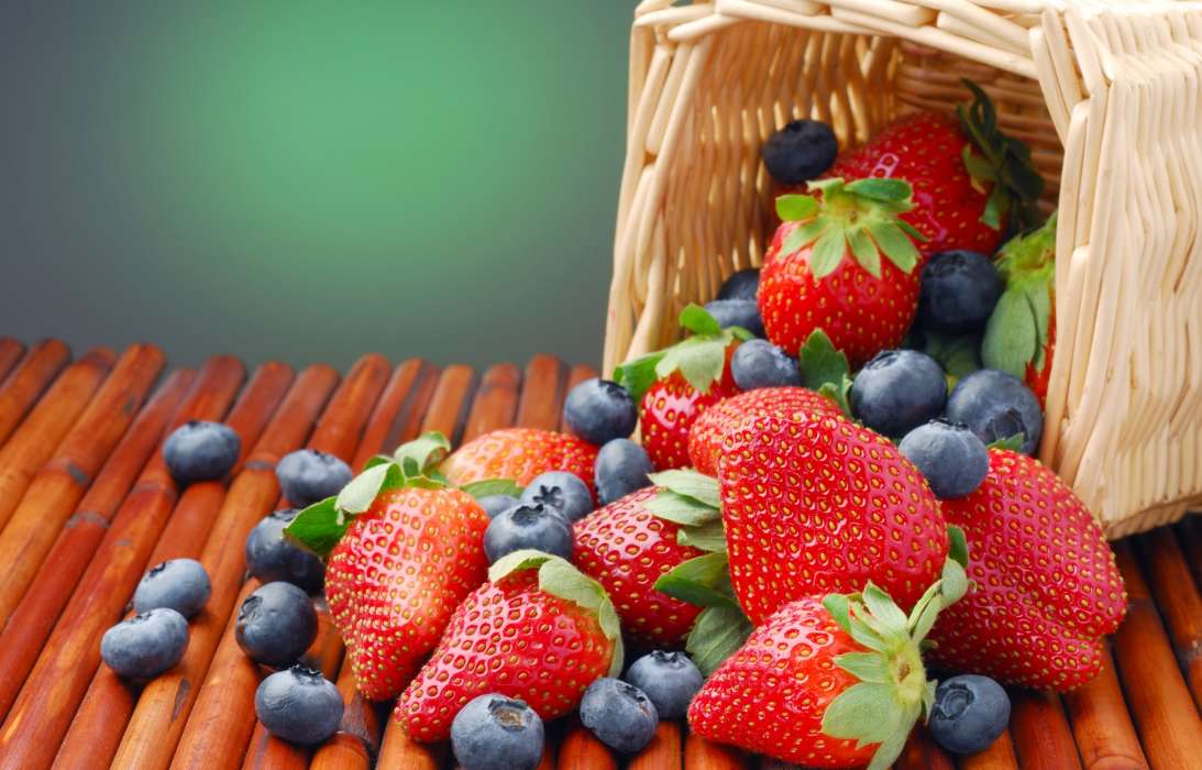 Nourriture,Fruits,Blueberry,Fraise