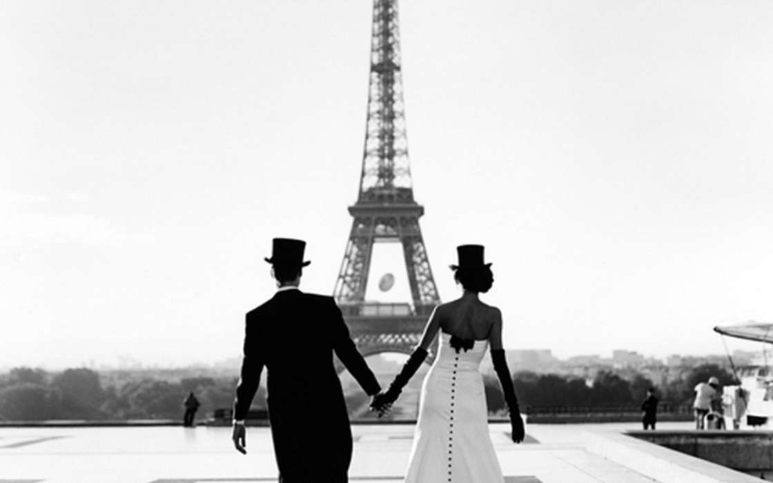 Personnes,Paris,Amour,Tour Eiffel