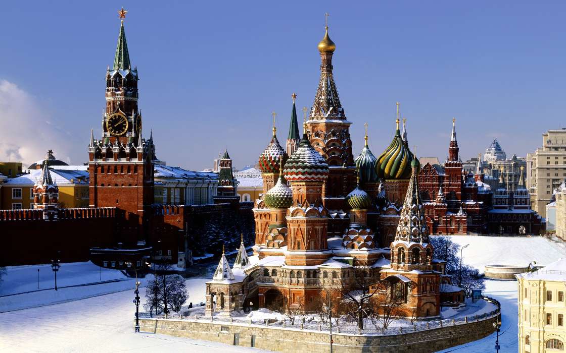 Paysage,Villes,Moscou,Kremlin