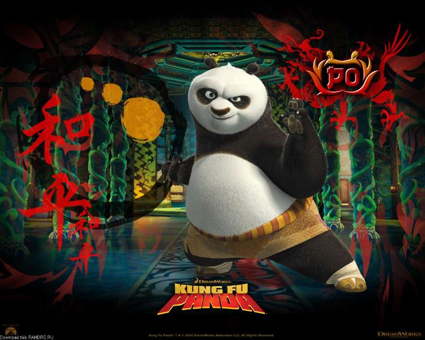 Dessin animé,Kung-Fu Panda,Pandas