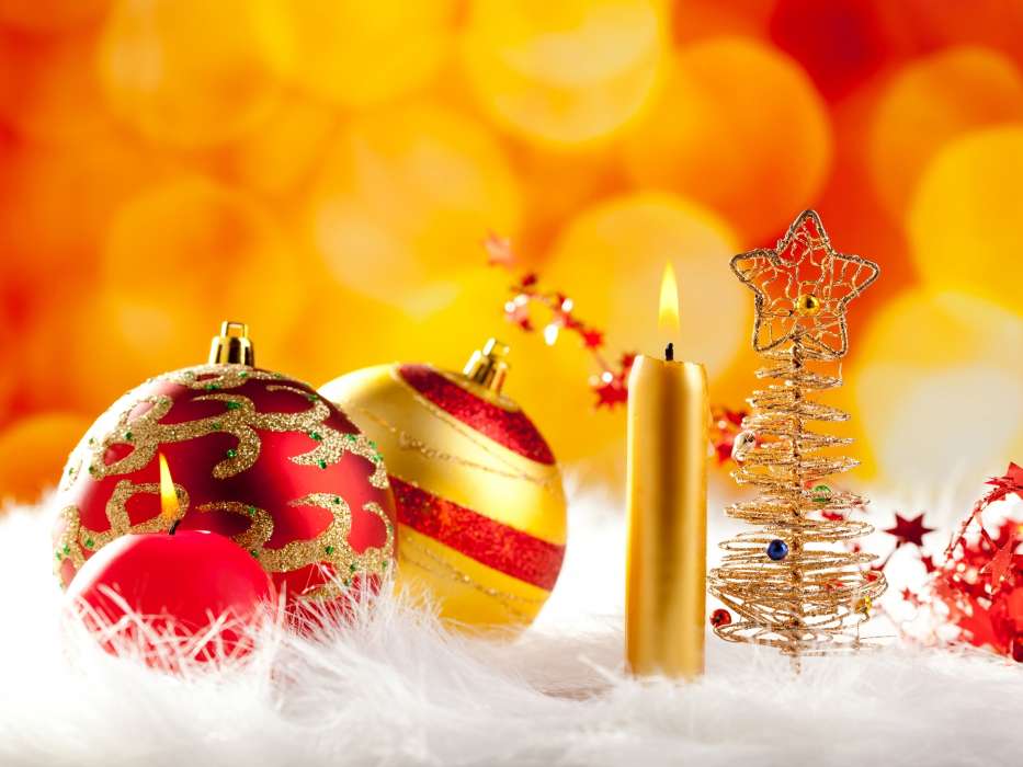 Fêtes,Nouvelle Année,Noël,Bougies