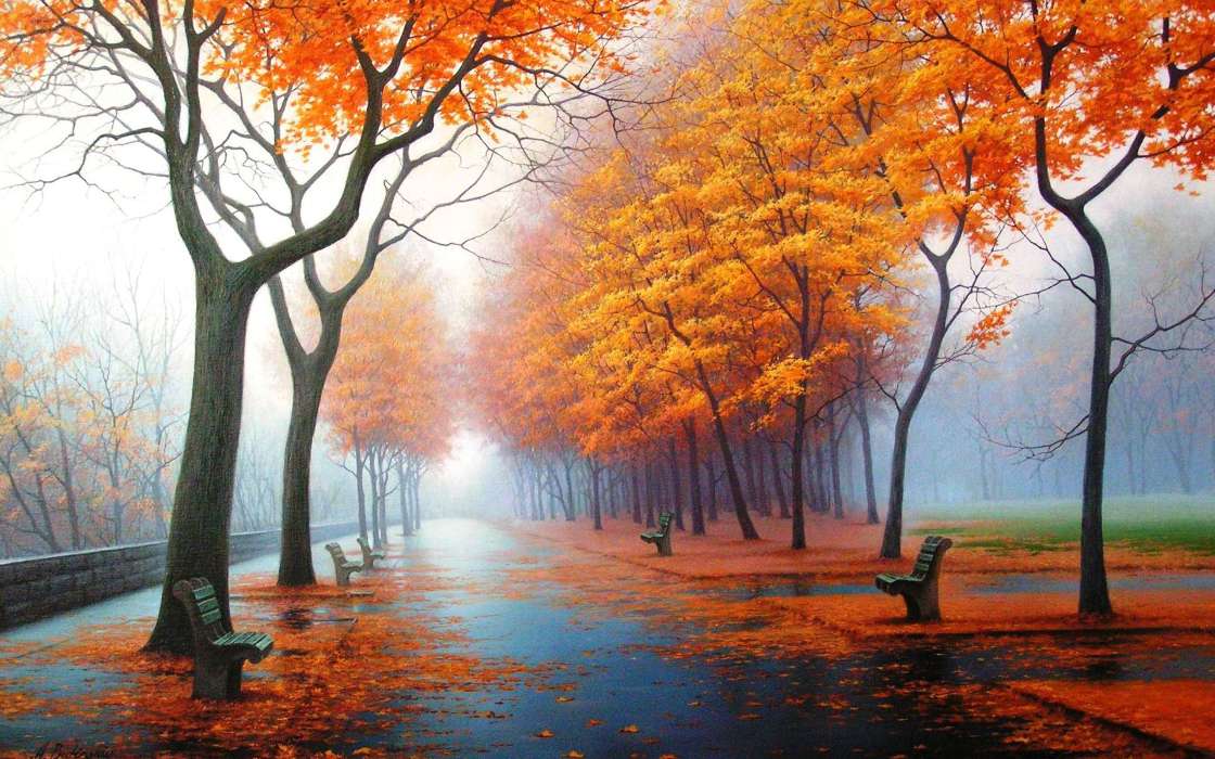 Automne,Paysage,Streets