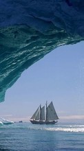 Télécharger une image Icebergs,Yachts,Paysage pour le portable gratuitement.