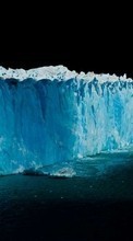 Télécharger une image Mer,Glace,Nuit,Icebergs,Paysage pour le portable gratuitement.