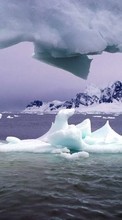 Télécharger une image Icebergs,Mer,Paysage pour le portable gratuitement.