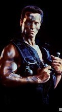 Cinéma,Personnes,Acteurs,Hommes,Arnold Schwarzenegger pour Sony Ericsson F305