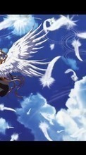 Télécharger une image 128x160 Anime,Filles,Anges pour le portable gratuitement.