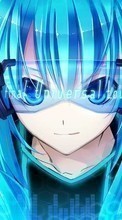 Télécharger une image Vocaloids,Miku Hatsune,Musique,Anime,Filles pour le portable gratuitement.