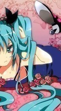 Télécharger une image Miku Hatsune,Musique,Anime,Filles,Vocaloids pour le portable gratuitement.