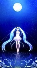 Anime,Filles,Miku Hatsune,Vocaloids pour Sony Ericsson W700