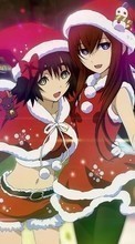 Télécharger une image Anime,Filles,Nouvelle Année,Fêtes pour le portable gratuitement.