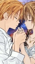 Anime,Filles,Hommes,Amour pour Sony Ericsson Xperia X10