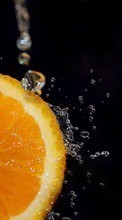 Télécharger une image 360x640 Fruits,Nourriture,Oranges,Drops pour le portable gratuitement.