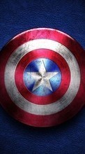 Télécharger une image Cinéma,Contexte,Logos,Captain America pour le portable gratuitement.