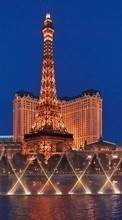 Télécharger une image Villes,Nuit,L'architecture,Las Vegas pour le portable gratuitement.
