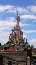Télécharger une image 320x480 Paysage,L'architecture,Disneyland pour le portable gratuitement.