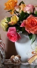 Télécharger une image Bouquets,Still life,Plantes,Fleurs,Vaisselle pour le portable gratuitement.