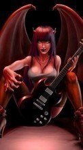 Musique,Filles,Fantaisie,Guitares,Demons pour BlackBerry Q10