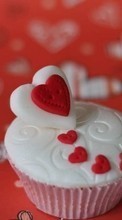 Télécharger une image Nourriture,Cœurs,Desserts,Amour,Saint Valentin pour le portable gratuitement.