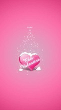 Télécharger une image Contexte,Cœurs,Neige,Amour,Saint Valentin pour le portable gratuitement.