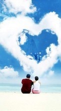 Télécharger une image Personnes,Sky,Cœurs,Amour,Saint Valentin pour le portable gratuitement.