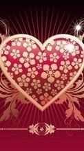 Télécharger une image 128x160 Cœurs,Amour,Saint Valentin,Dessins pour le portable gratuitement.
