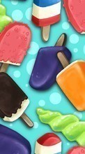 Télécharger une image Nourriture,Contexte,Desserts,Dessins,La crème glacée pour le portable gratuitement.