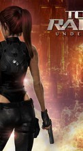 Télécharger une image Jeux,Filles,Feu,Lara Croft : Tomb Raider pour le portable gratuitement.